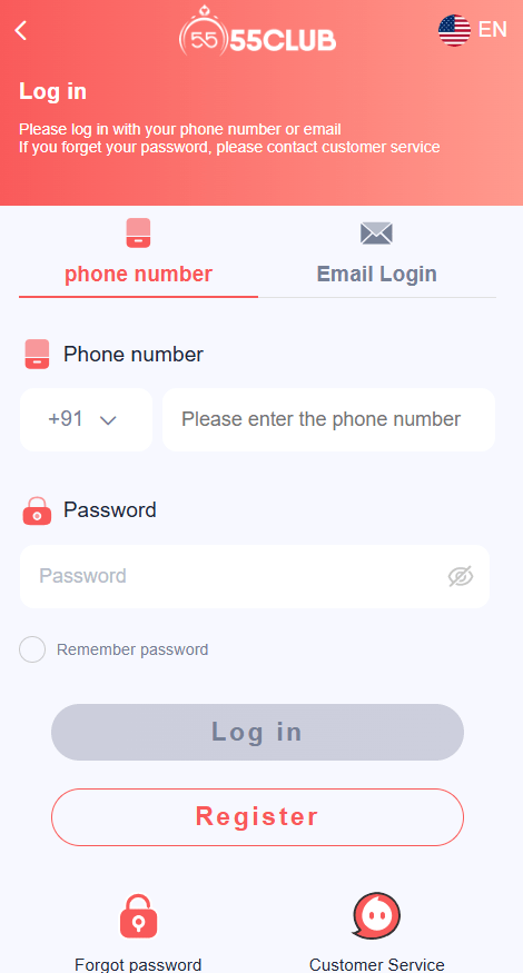 Navigating the Interface: 55 Club Login Issues